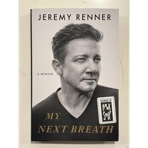 Jeremy Renner SIGNED BOOK My Next Breath Hardcover ~ AUTOGRAPHED #2